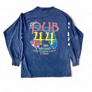 VTG 90s Florida Bike Week New Smyrna Beach 1992 Single Stitch 20x25.5 Large